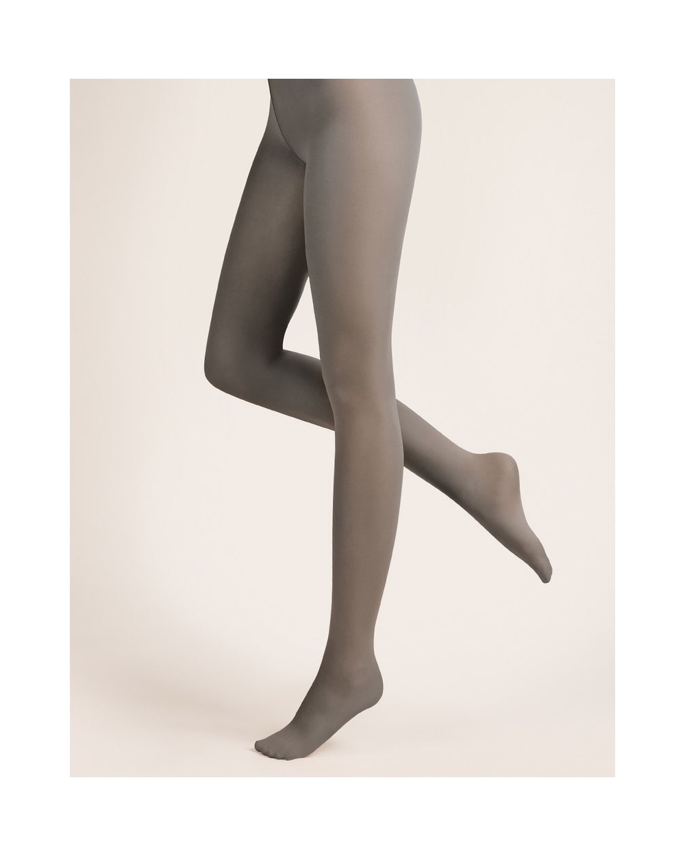 Collant taille basse invisible gris